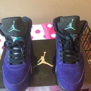 Size 12 Jordan 4 Grapes